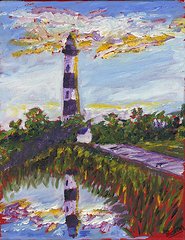 Bodie Island Lighthouse.